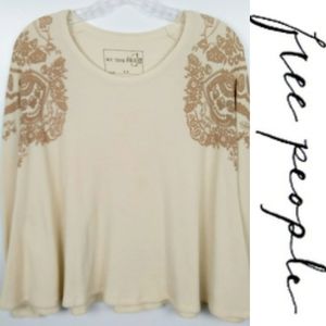 🔥SOLD🔥 WE THE FREE PEOPLE Waffle Knit Top XS